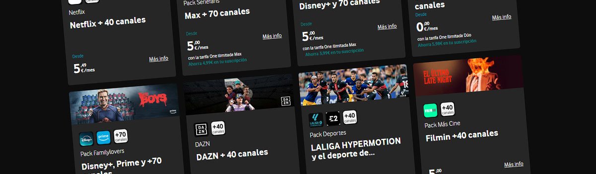 nuevas tarifas de Vodafone TV
