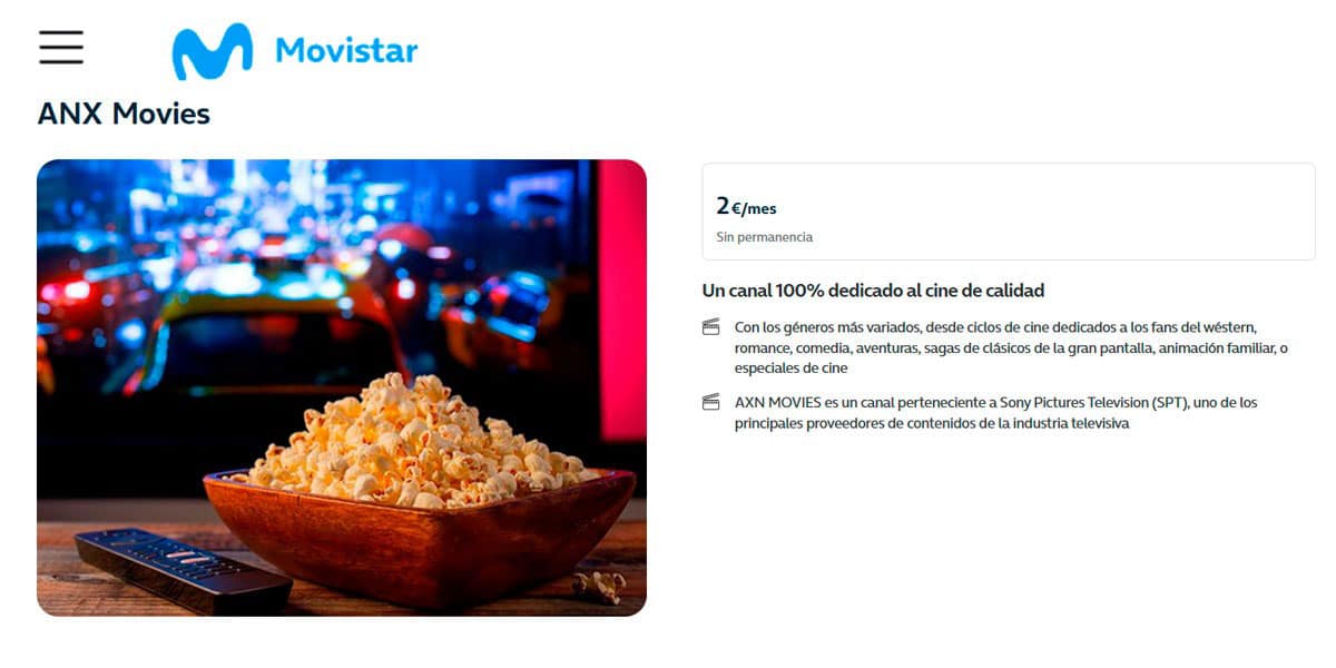 AXN Movies en Movistar Plus+