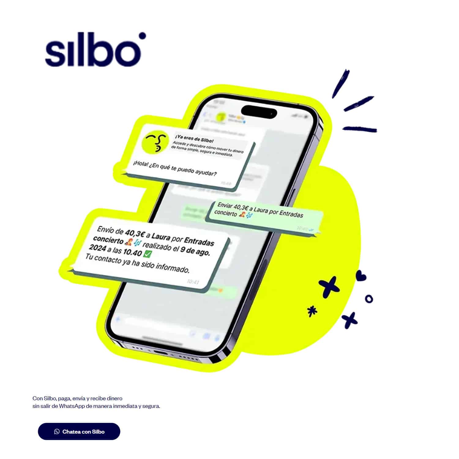 Silbo Money permite enviar dinero desde WhatsApp