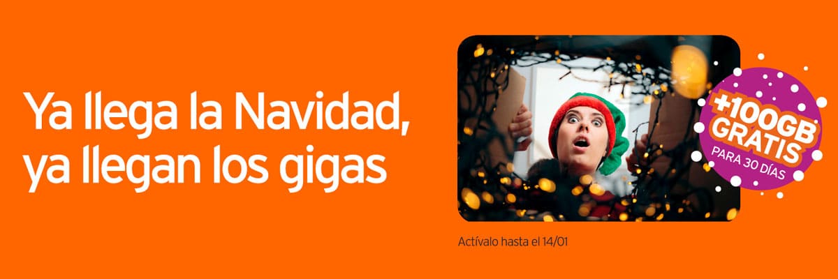 oferta de Navidad-de-Simyo: 100GB-gratis durante 30 días