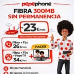Pepephone vuelve a comercializar una tarifa de sólo fibra
