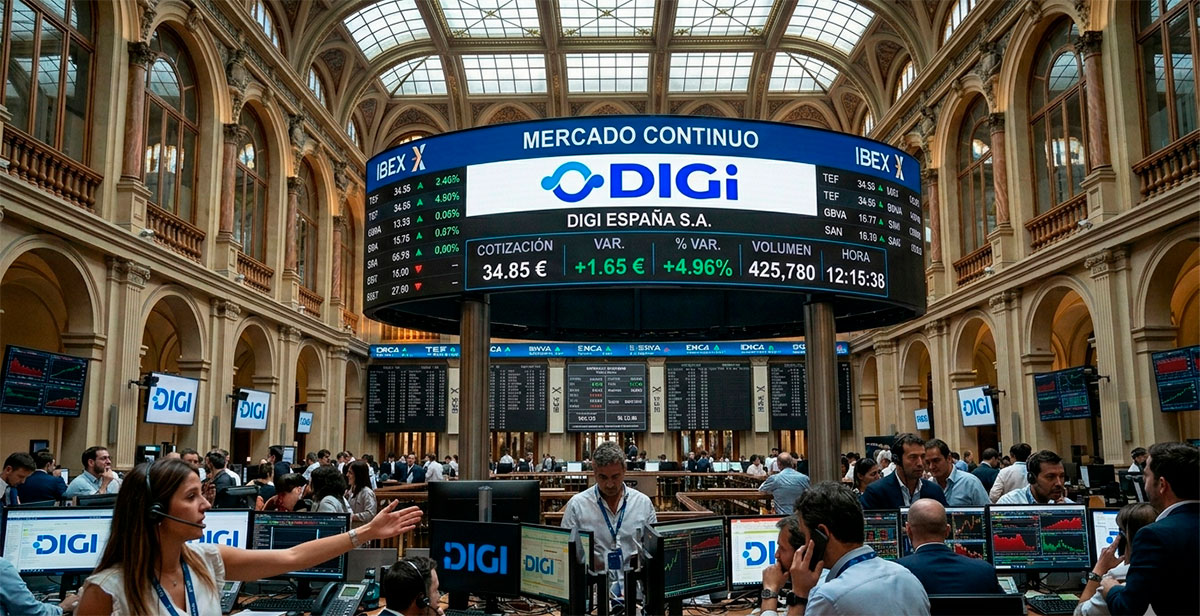 DIGI en la Bolsa de Madrid