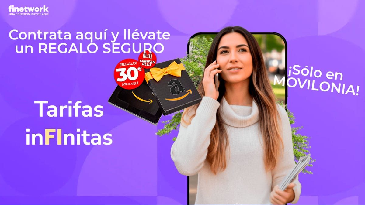 oferta FINETWORK con regalo de Amazon