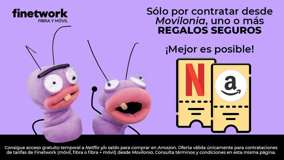 oferta exclusiva de Finetwork desde Movilonia