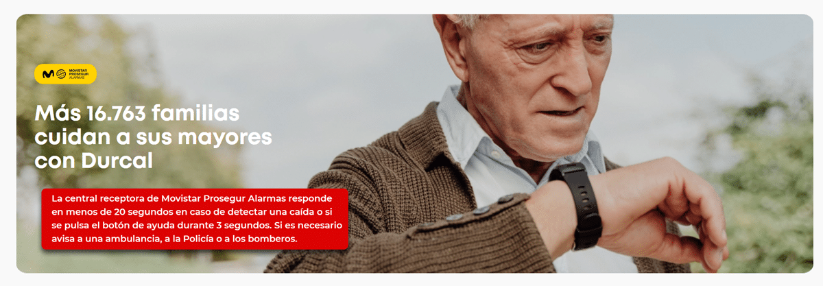 reloj Durcal con teleasistencia